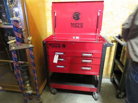 Lot 218b Matco New Tool Box Top Compartment With Locking Drawer