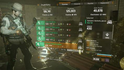 Nanocomposite Pack Armor Item The Division Field Guide