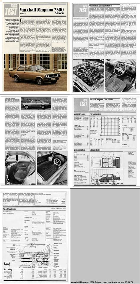 Pin By Vauxpedia On Vauxhall Hc Magnum Road Tests Magnum Car Ads
