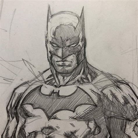 Extend two curved lines below the oval, one longer than the other. Batman Pencil Drawing at PaintingValley.com | Explore ...
