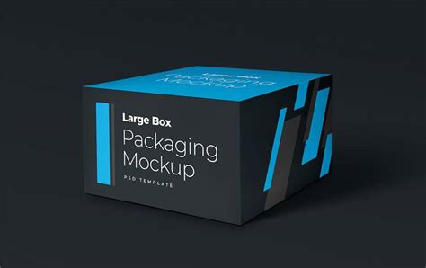 large box packaging mockup css author
