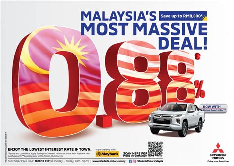 Friday, 23 aug 2019 09:40 pm myt. Mitsubishi Motors Promotions For Merdeka And Malaysia Day ...
