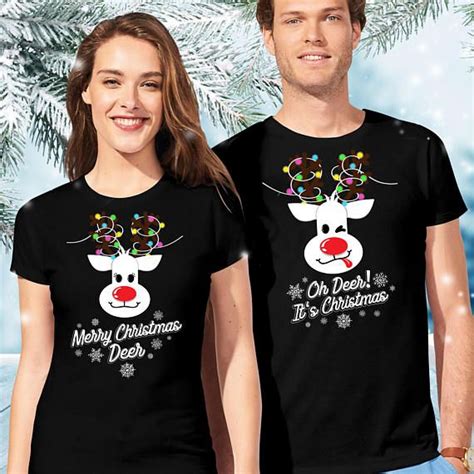 Christmas T Shirts Pärchen T Shirts Couple Shirts Funny Christmas