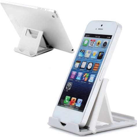 1pc Universal Folding Table Cell Phone Holder Desktop Plastic Stand For