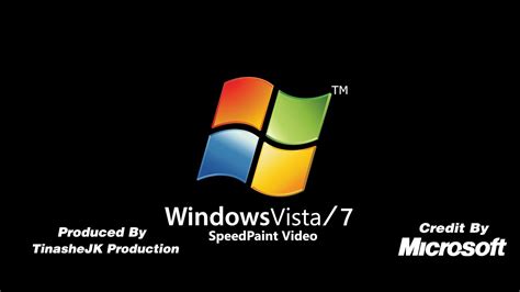 Windows Vistaserver 20087 Logo Speedpaint On Paint Youtube