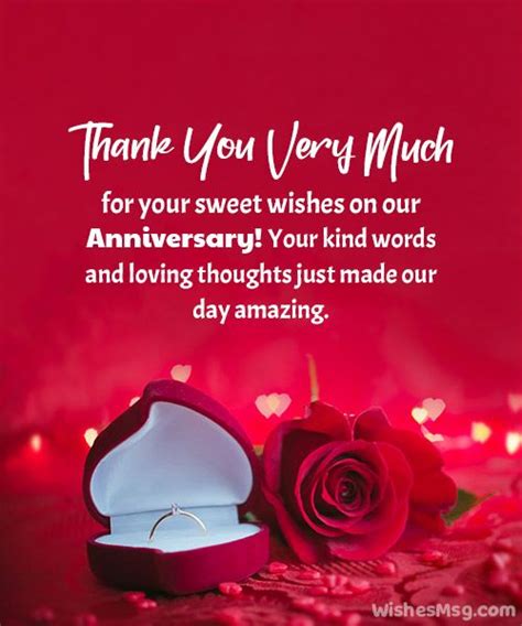 Thank You Messages For Anniversary Wishes Wishesmsg Anniversary