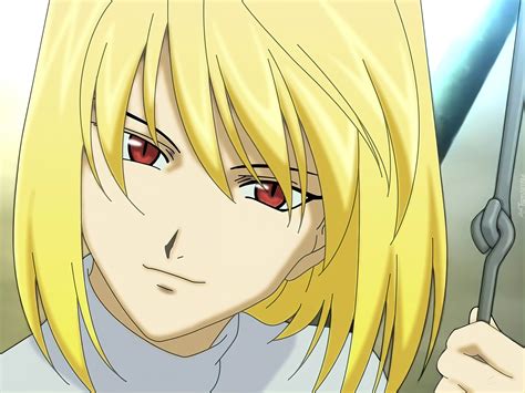 Shingetsutan Tsukihime Blond Włosy Czerwone Oczy