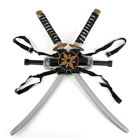 Fun Central 6 Piece Set Warrior Ninja Sword Toys For Kids Costume