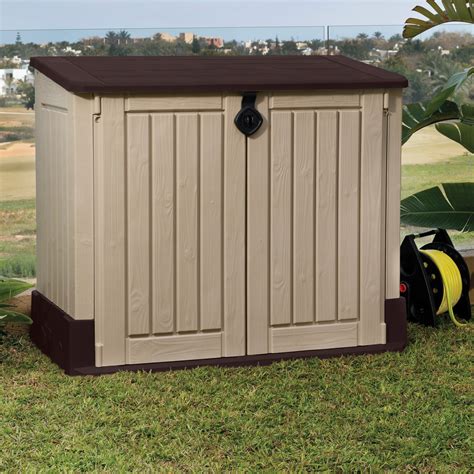 Keter Woodland 4 Ft. W x 2 Ft. D Plastic Garden Shed & Reviews | Wayfair