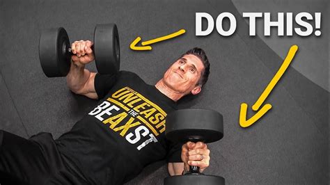 How To Increase Your Bench Press Fastest Way Dumbbell Chest Workout Chest Workout Bench Press