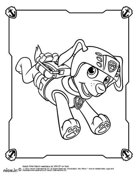 Starting in 2014 in canada, the paw patrol tv series is very successful winning numerous awards for animations, music and more. Paw patrol for kids - Paw Patrol Kids Coloring Pages