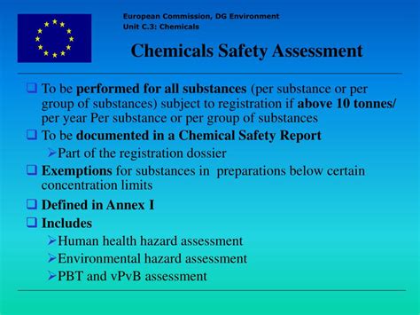 PPT Introduction To The New EU Chemicals Policy REACH PowerPoint