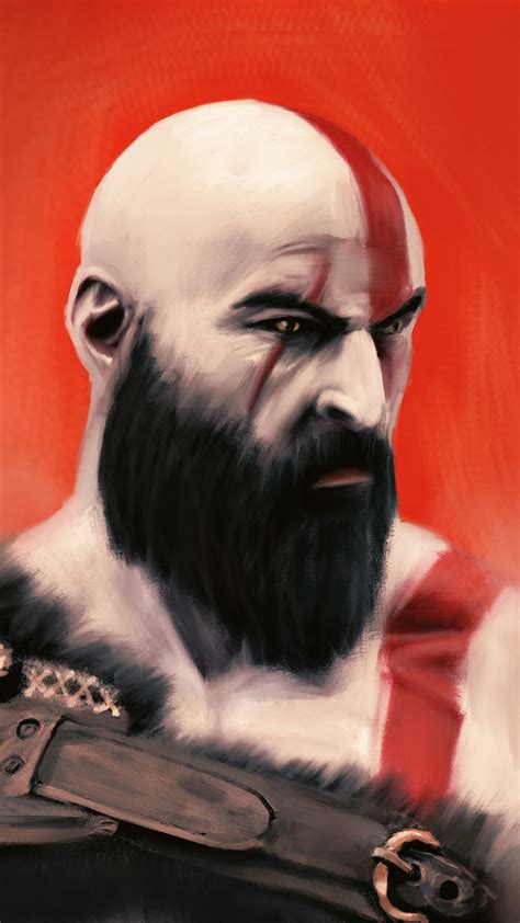 2160x3840 God Of War Kratos Art Sony Xperia Xxzz5 Premium Hd 4k