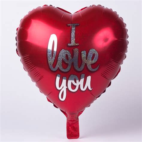 Kig ind og se udvalget. I Love You Foil Helium Balloon, Red Heart ...