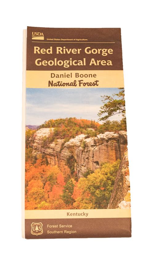 Usfs Red River Gorge Topographic Map Guide Books Jandh Outdoors