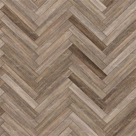 Seamless Wood Parquet Texture Herringbone Neutral Wood Floor