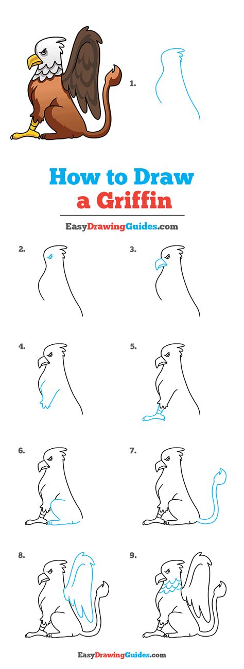 How To Draw A Griffin Really Easy Drawing Tutorial