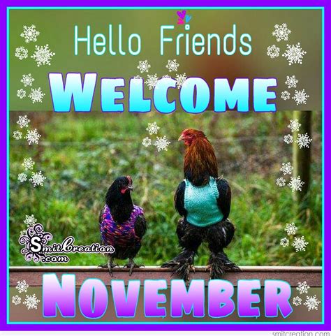 Welcome November Images Free Download