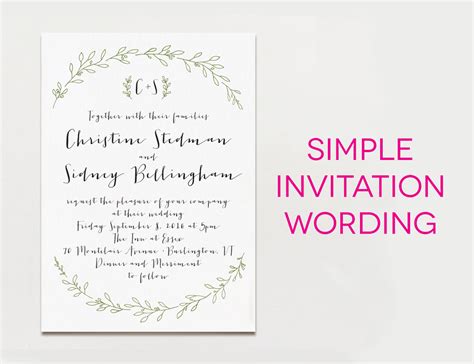 Formal invitation to marriage reception mr. Wedding Invitation Wording Samples (For Real Life)