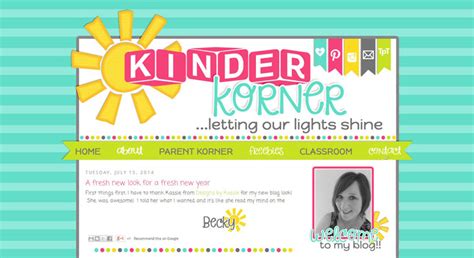 Kinder Korner Blog Design Designs By Kassie