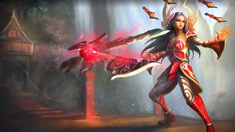 Irelia The Will Of The Blades From League Of Legends Game Art Hq