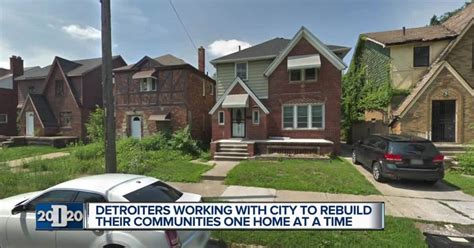 Detroiters Work To Rebuild Blocks One Home At A Time