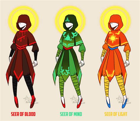 God Tier Redesign Canon Seers By Angsty Artist On Deviantart
