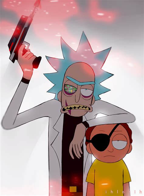 Evil Rick And Morty Fanart Web Lanse