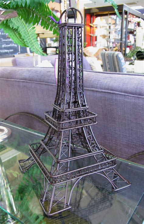 Metal Eiffel Tower Sculpture Spied At Second Sitting Consignments St