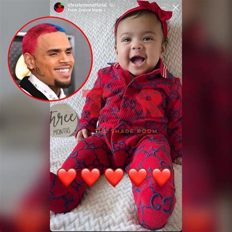 Theshaderoom On Twitter A Chris Brown And Diamond Brown Showing Their Daughter Some Online