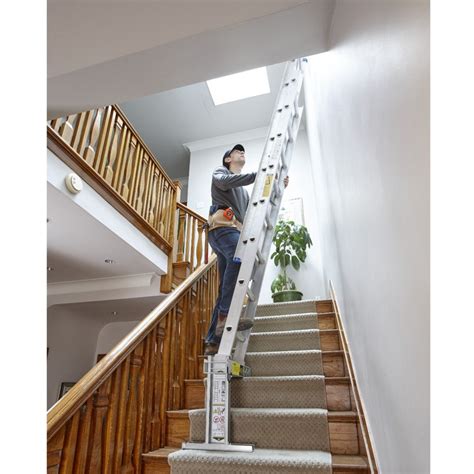 Normal ladders that we use on the go do not have the stability or the balance needed in ladders for stairs. Ideal Security Ladder-Aide, For type 2 ladders, the safe ...