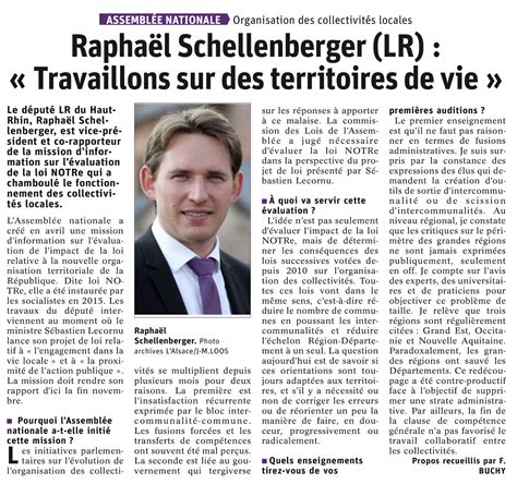 Interview Evaluation De La Loi Notre Raphael Schellenberger