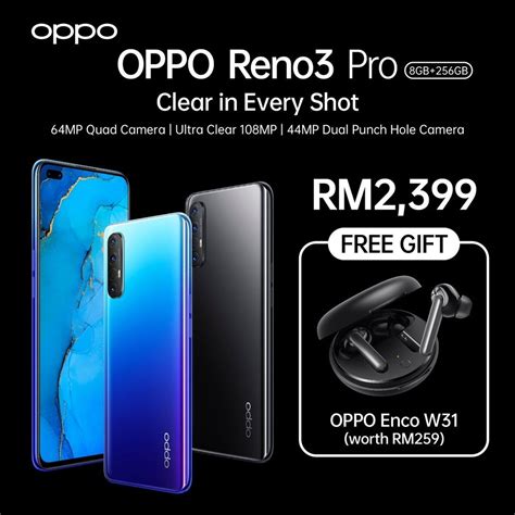 Features 6.43″ display, snapdragon 765g chipset, 4300 mah battery, 256 gb storage, 12 gb ram, corning gorilla glass 5. Oppo Reno 3 and Reno 3 Pro Malaysia: Everything you need ...
