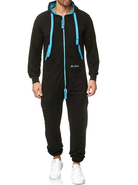 Herren Jumpsuit Einteiler Jogginganzug Trainingsanzug Streetwear 1106c Ebay