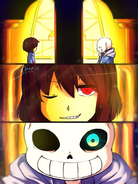 Sans Vs Chara Welp My First Undertale Artwork In Digital Or First