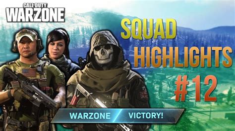 Call Of Duty Warzone Squad Highlights 12 Youtube
