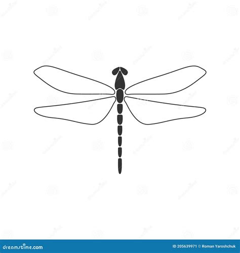 Dragonfly Wings Silhouette Stock Illustrations 1784 Dragonfly Wings