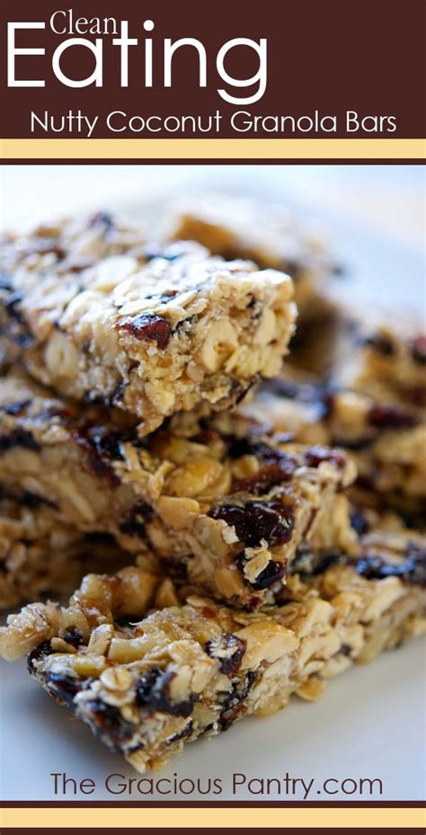 When you need awesome ideas for this recipes, look no further than this list of 20 ideal recipes to feed a crowd. Clean Eating Nutty Coconut Granola Bars | Recipe | Eat ...