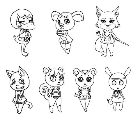 Animal Crossing Coloring Pages - Coloring Home