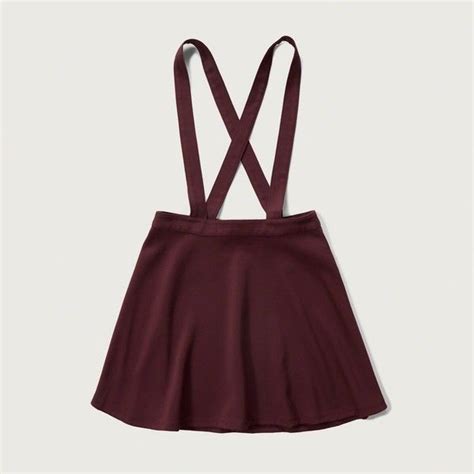 Abercrombie And Fitch Suspender Skater Skirt 48 Liked On Polyvore