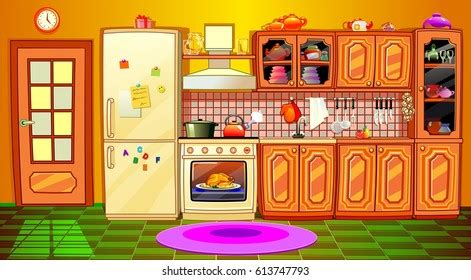 Collection of cooking background cliparts (21). Kitchen Cartoon Images, Stock Photos & Vectors | Shutterstock