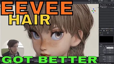 Eevee Hair Getting Better Blender 28 Youtube