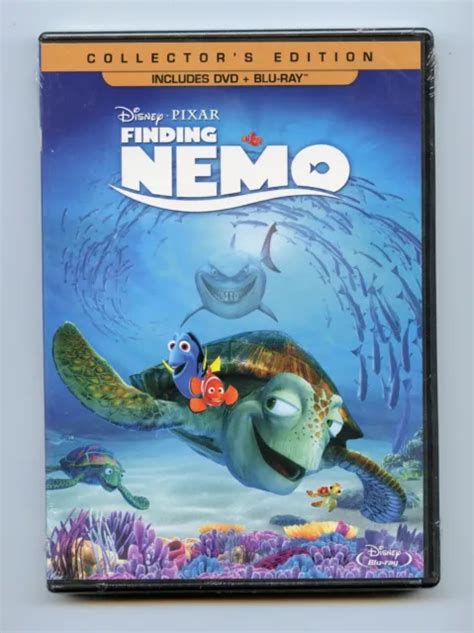 Sealed Finding Nemo Disney Pixar Blu Ray Dvd Disc Set Collectors