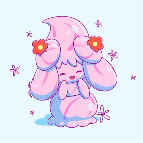 Alcremie Pokemon Pokemon Drawings Cute Pokemon