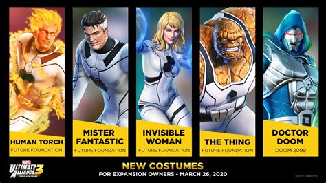 Marvel Ultimate Alliance 3 Reveals More Costumes For Expansion Pass Owners