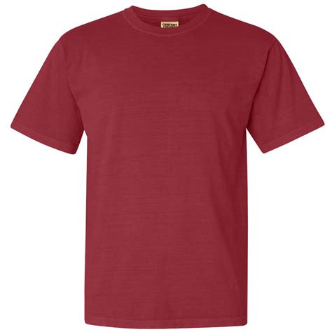 Comfort Colors 1717 Garment Dyed Heavyweight T Shirt Crimson Full