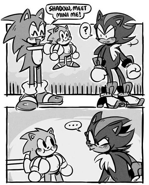 ↪imágenes ꜱʜᴀᴅᴏɴɪᴄ 🖤💕 Extra 2 Sonic Funny Classic Sonic Z Toon