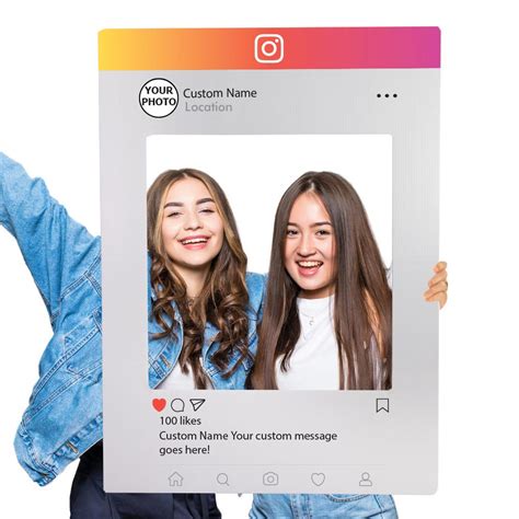 Handmade Products Social Media Selfie Frame Poster