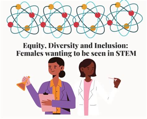 Equity Diversity And Inclusion Females Wanting To Be Seen In Stem