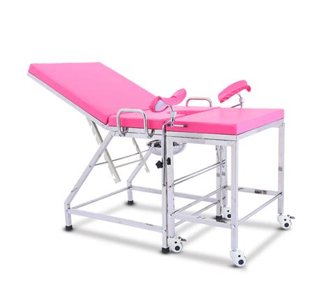 Hospital Stainless Steel Gynecological Exam Table
